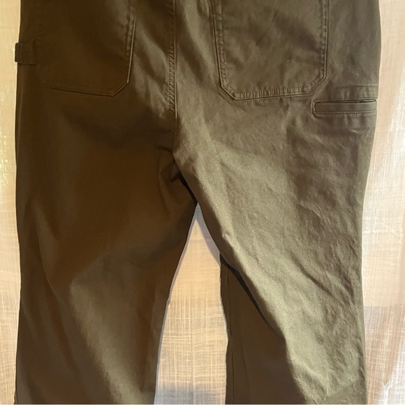 Duluth Trading Co Womens Double Knee stretch work pants 18 x 29 Army Green - Picture 7 of 11